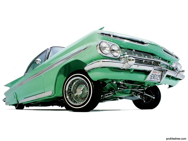 The car was a lowriding gem a luminous green polished to a high brilliance